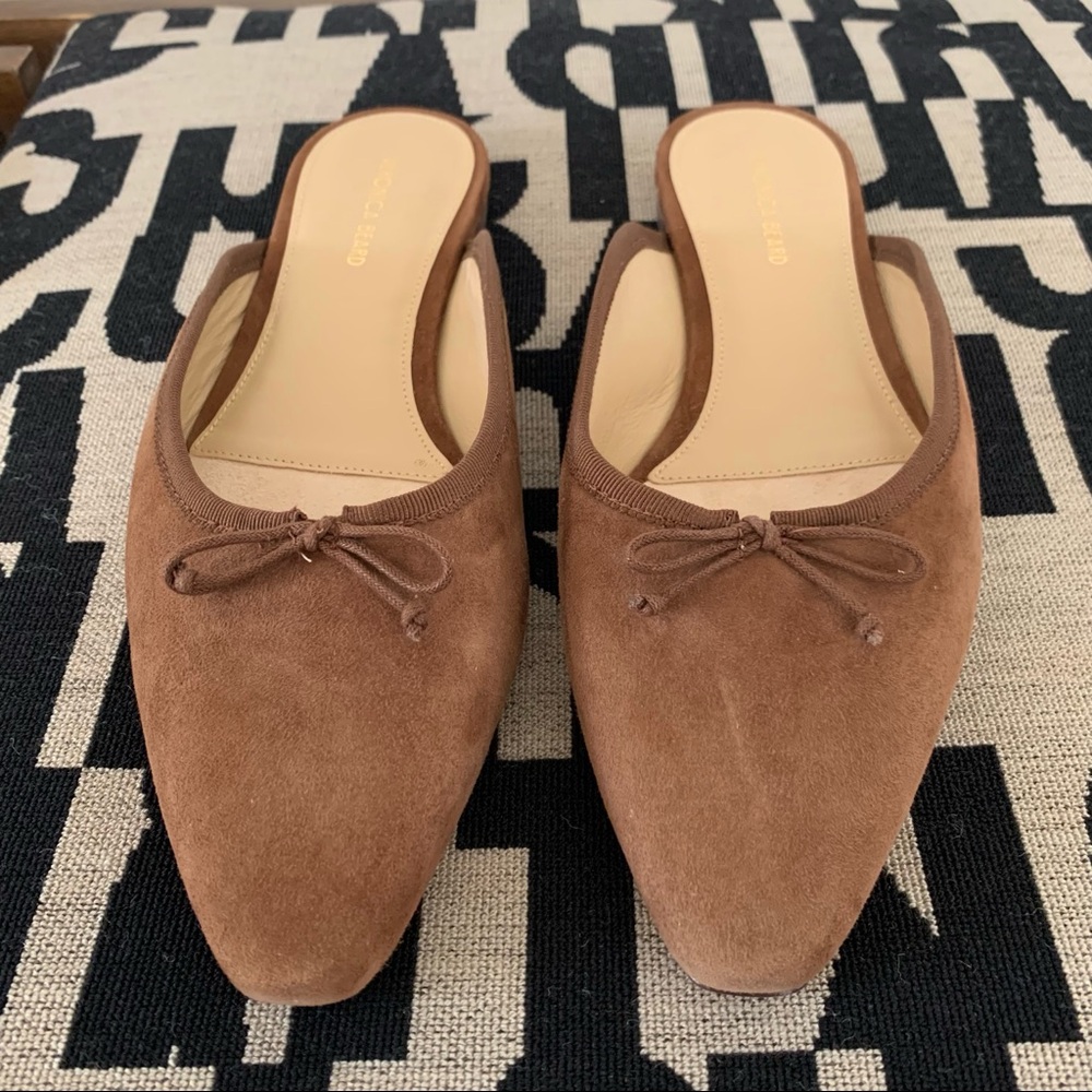 Veronica Beard Catherine Ballet Mules brown suede - Picture 6 of 6